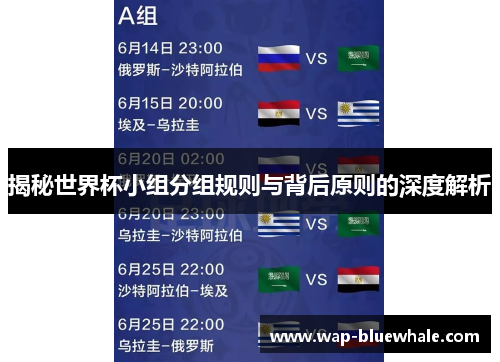 揭秘世界杯小组分组规则与背后原则的深度解析